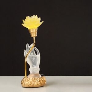 Seven-Color LED Lotus Lamp for Energy Cleansing & Meditation