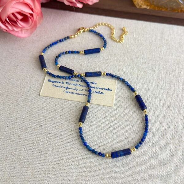 Lapis Lazuli Necklace Stone of Wisdom & Protection