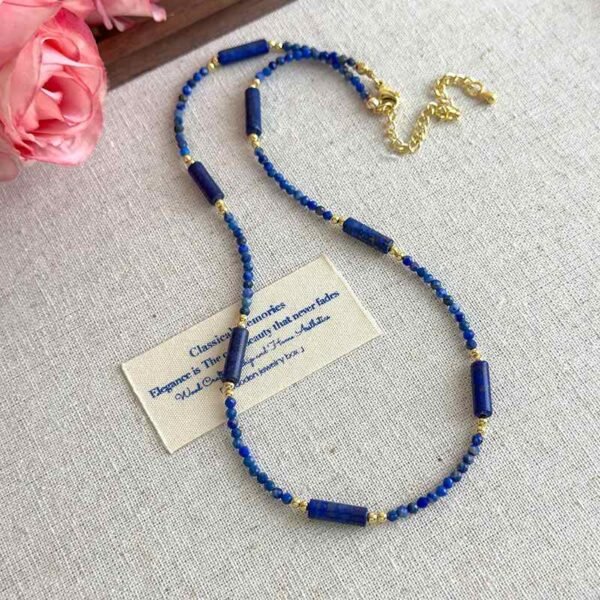 Lapis Lazuli Necklace Stone of Wisdom & Protection