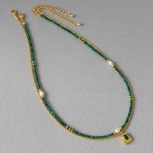 Malachite necklace