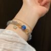 Moonstone Kyanite Bracelet for Third Eye Activation & Dream Work