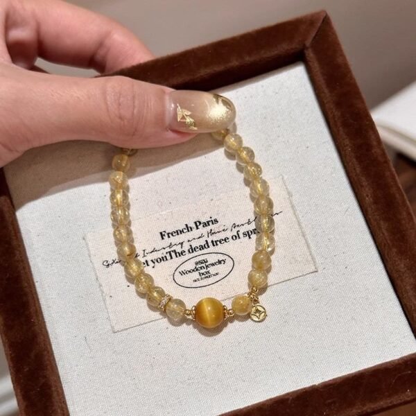 Rutilated Quartz bracelet 1 Rutilated Quartz