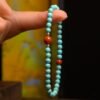 Turquoise Red Agate Bracelet for Spiritual Protection