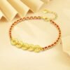 Five Emperor Coins Woven Bracelet for Prosperity & Money Circulation