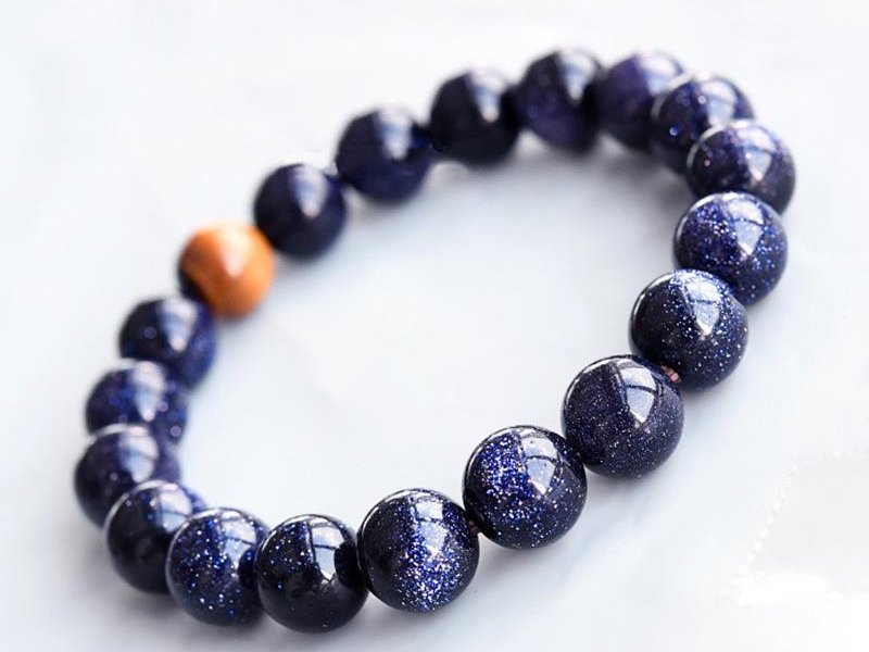 blue goldstone bracelet blue goldstone bracelet