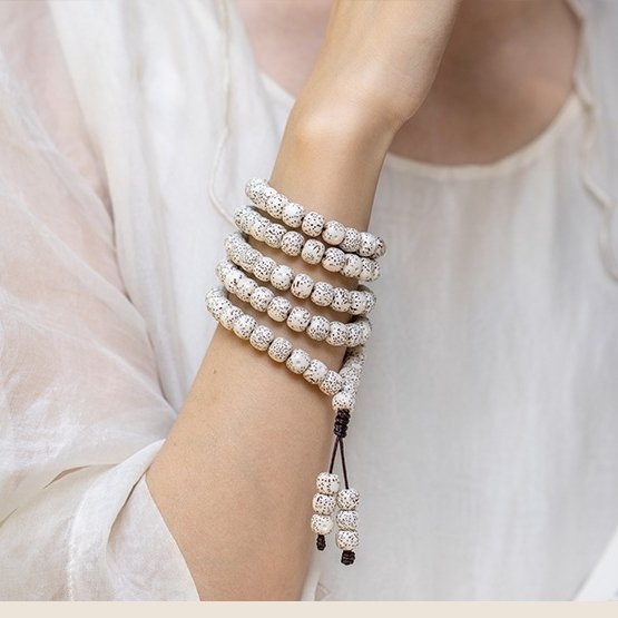 108 Moon Star Bodhi Seed Bracelet