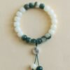 Bodhi Seed Bracelet with Peace Pendant