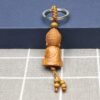 Peach Wood Buddha Guanyin Keychain Set