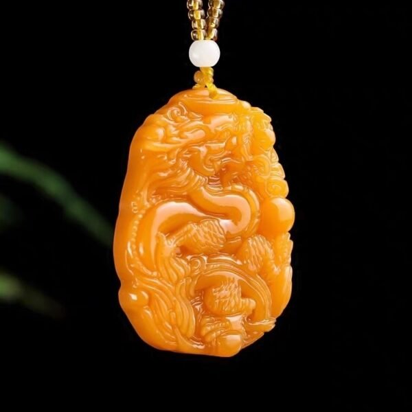 huanglong jade dragon pendant 3 huanglong jade dragon pendant