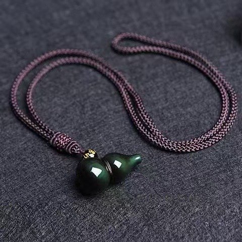 Rainbow Obsidian Hulu Necklace - Ward Off Negative Energy
