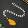 koi fish huanglong jade 2 Huanglong Jade Goldfish Necklace for Wealth & Good Luck