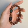 Sandalwood Bodhi Awakening Lion Bracelet for Wisdom & Protection