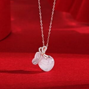 lucky bag chalcedony pendant