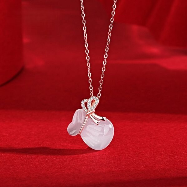 lucky bag chalcedony pendant