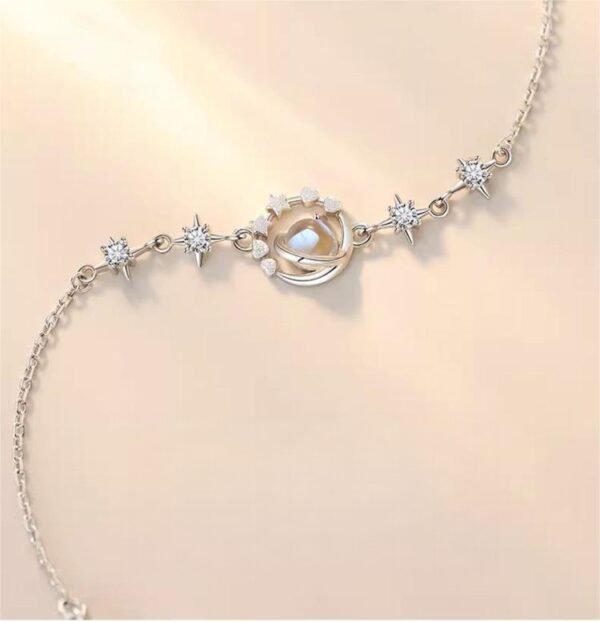 Moonstone Planet Bracelet