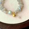Moonstone Labradorite Bracelet for Cosmic Harmony & Intuition