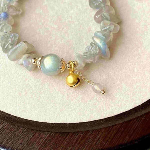 Moonstone Labradorite Bracelet for Cosmic Harmony & Intuition