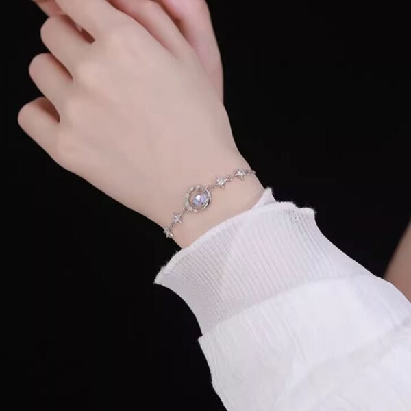 Moonstone Planet Bracelet