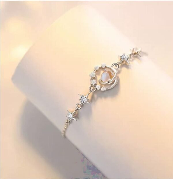 Moonstone Planet Bracelet