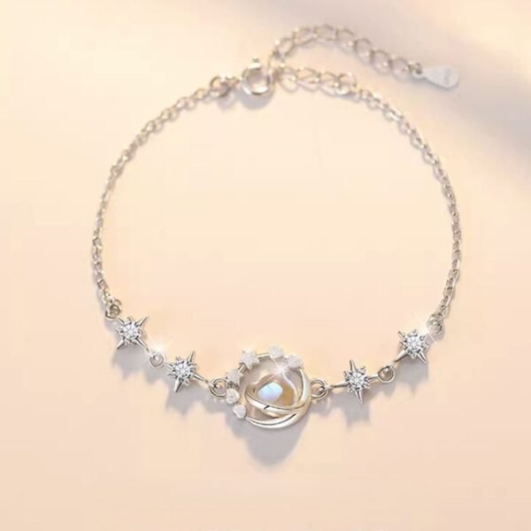 Moonstone Planet Bracelet
