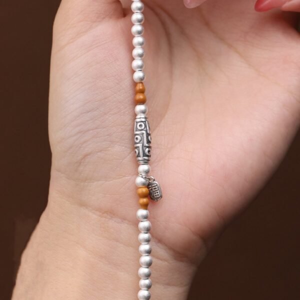 Nine Eyes Dzi Bracelet Lucky Charm for Fortune