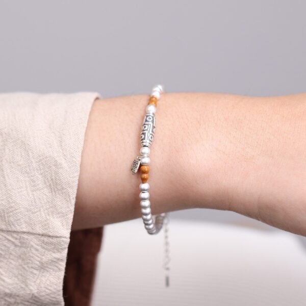 Nine Eyes Dzi Bracelet Lucky Charm for Fortune