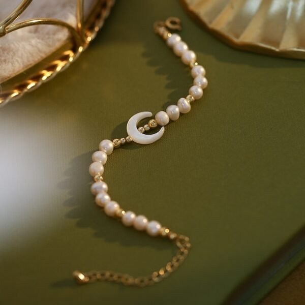 Pearl Shell Moon Bracelet