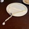 Camellia Pearl Necklace for Purity & Blessings