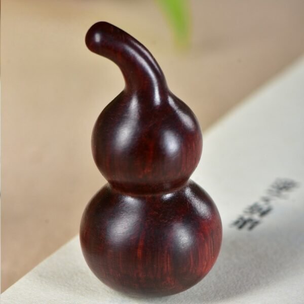 Red Sandalwood Hulu Gourd Home Decor for Health & Positive Energy