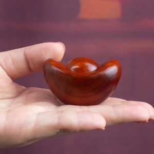 red sandalwood yuanbao Wealth Ingot Red Sandalwood Money Charm Attract Wealth