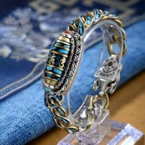 Spinning Six True Words Mantra Bracelet for Flowing Compassion