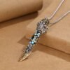 Six True Words Vajra Pendant Necklace for Protection & Spiritual Authority