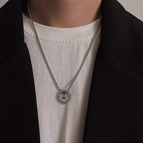 Six True Words Rotating Bead Necklace for Rotating Blessings & Continuous Fortune