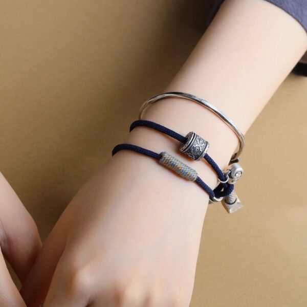 tibetan bracelet 2 Handwoven Six True Words Bracelet for Blessings & Mantra Protection