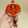 Zhanguo Red Agate Peace Buckle for Protection & Good Fortune
