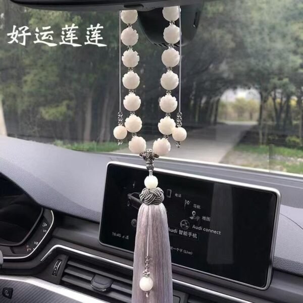 Bodhi Lotus Car Hanging: Feng Shui for Safe Travels & Continuous Blessings