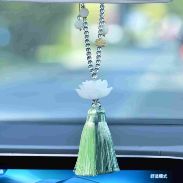Bodhi Lotus Best Wish Car Hanging