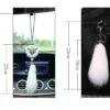 bling car charm 6 Bling Fox Car Hanging Ornament Bag Charm
