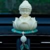Buddha Lotus Car Ornament for Peace, Protection & Spiritual Harmony