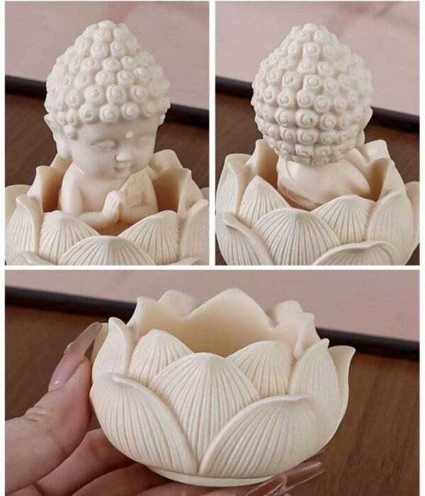 Buddha Lotus Car Ornament for Peace, Protection & Spiritual Harmony