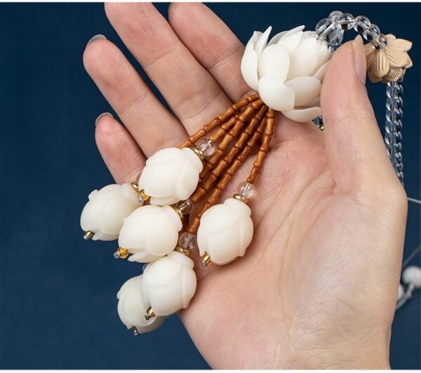 Bodhi Lotus Car Hanging Ornament for Harmony and Protection