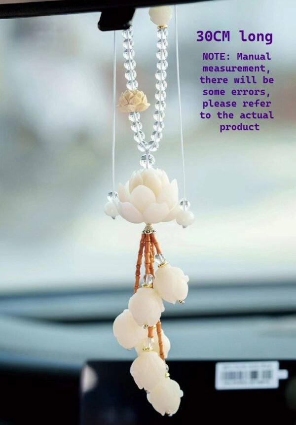 Bodhi Lotus Car Hanging Ornament for Harmony and Protection