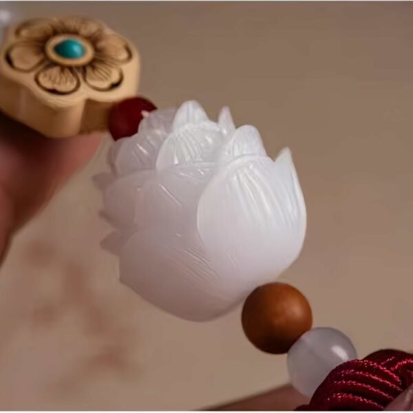 Buddha Lotus Car Pendant for Peace, Protection & Spiritual Harmony