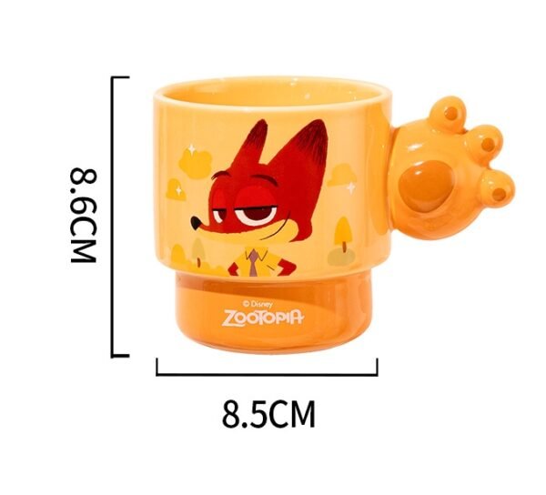 Zootopia Character Mug – Durable Ceramic for Hot Drinks - 4PCS (50%OFF)