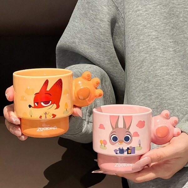 Zootopia Character Mug – Durable Ceramic for Hot Drinks - 4PCS (50%OFF)