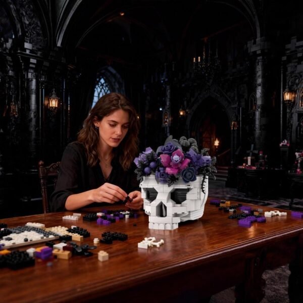 Skull Fower Building Block Toy for Home Office Decor (50%OFF)