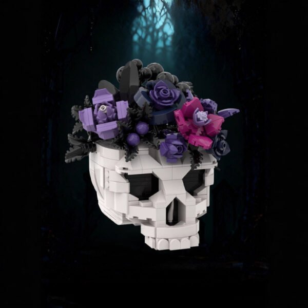 Skull Fower Building Block Toy for Home Office Decor (50%OFF)