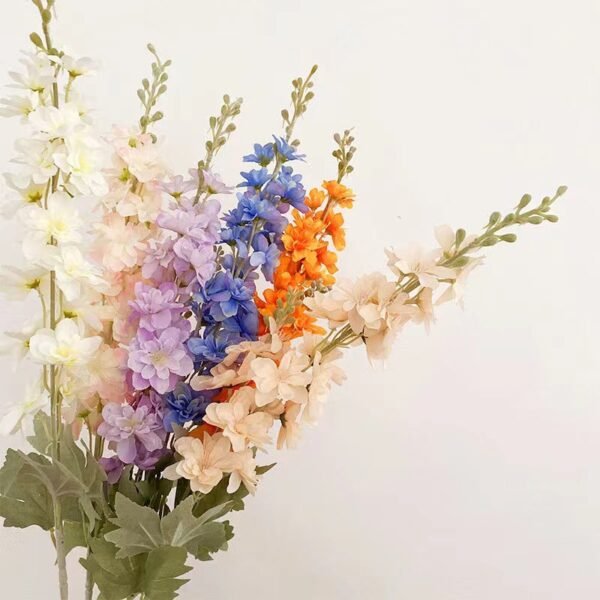 Delphinium Artificial Flowers for Home, Wedding, Centerpiece Table Decoration -1 PCS (50%OFF)
