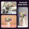Artificial Flower Bouquet Building Block Kit for Gift (50%OFF)