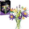 Artificial Flower Bouquet Building Block Kit for Gift (50%OFF)